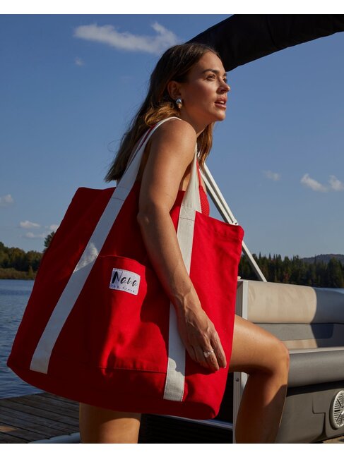 NANA THE BRAND SAC OVERSIZE SANDY -  ROUGE