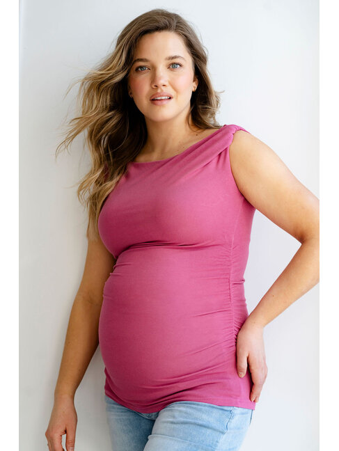 ROSE MATERNITÉ CAMISOLE SASHA - ROSE PRÉCIEUX