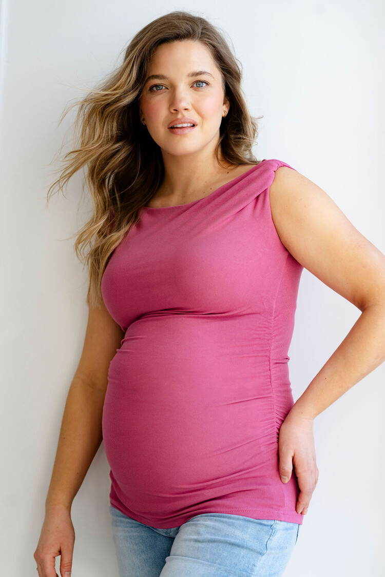 ROSE MATERNITÉ CAMISOLE SASHA - ROSE PRÉCIEUX