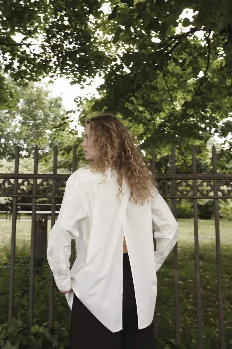 SOAKED IN LUXURY CHEMISE JANIE - BROKEN WHITE