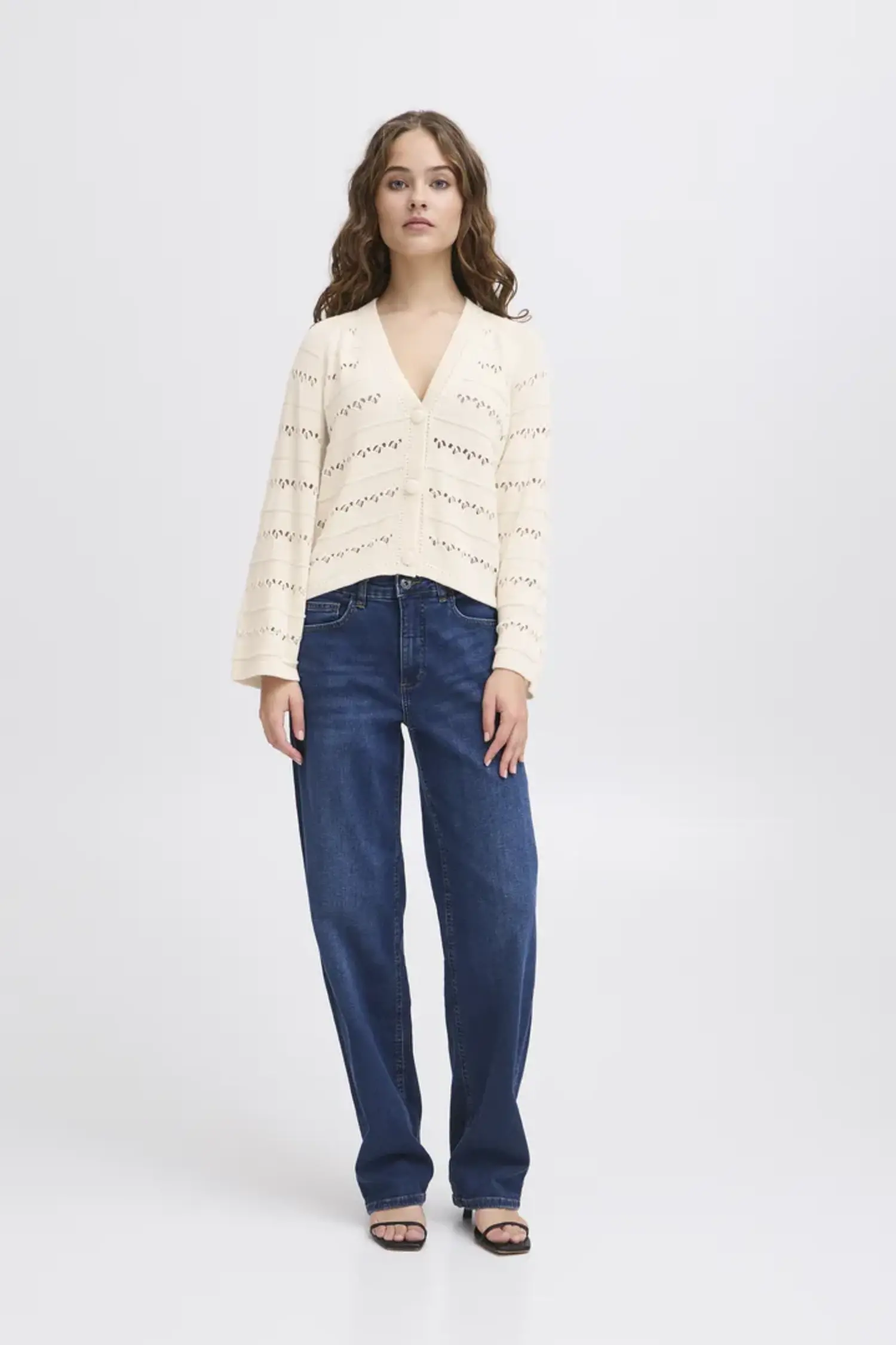 売れ筋商品|||イチ ニット&セーター レディース アウター IHLALUHA - Cardigan - birch CARDIGAN LALUHA - BIRCH - Boutique La Penderie