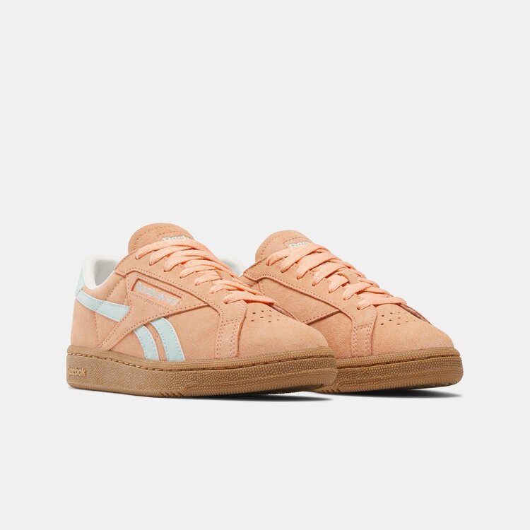 REEBOK CHAUSSURES CLUB C GROUDS UK  - SUNKISSE/ORANGE/GLITCH