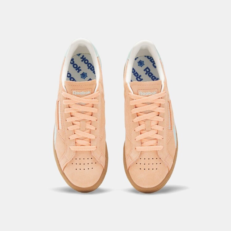 REEBOK CHAUSSURES CLUB C GROUDS UK  - SUNKISSE/ORANGE/GLITCH