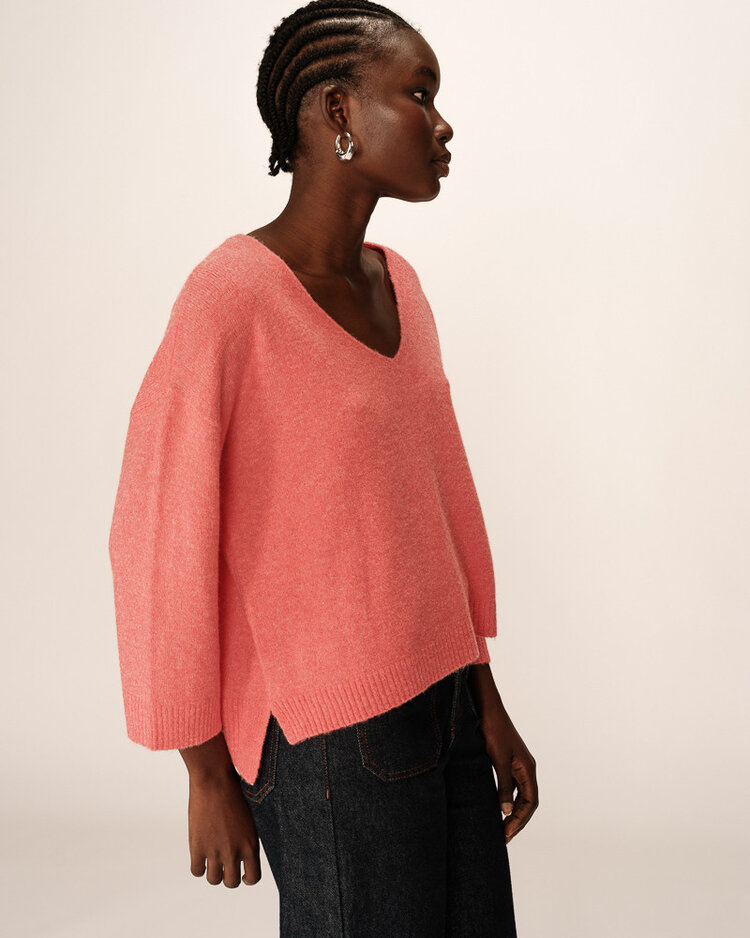 GRACE & MILA TRICOT PALTROW -CORAIL