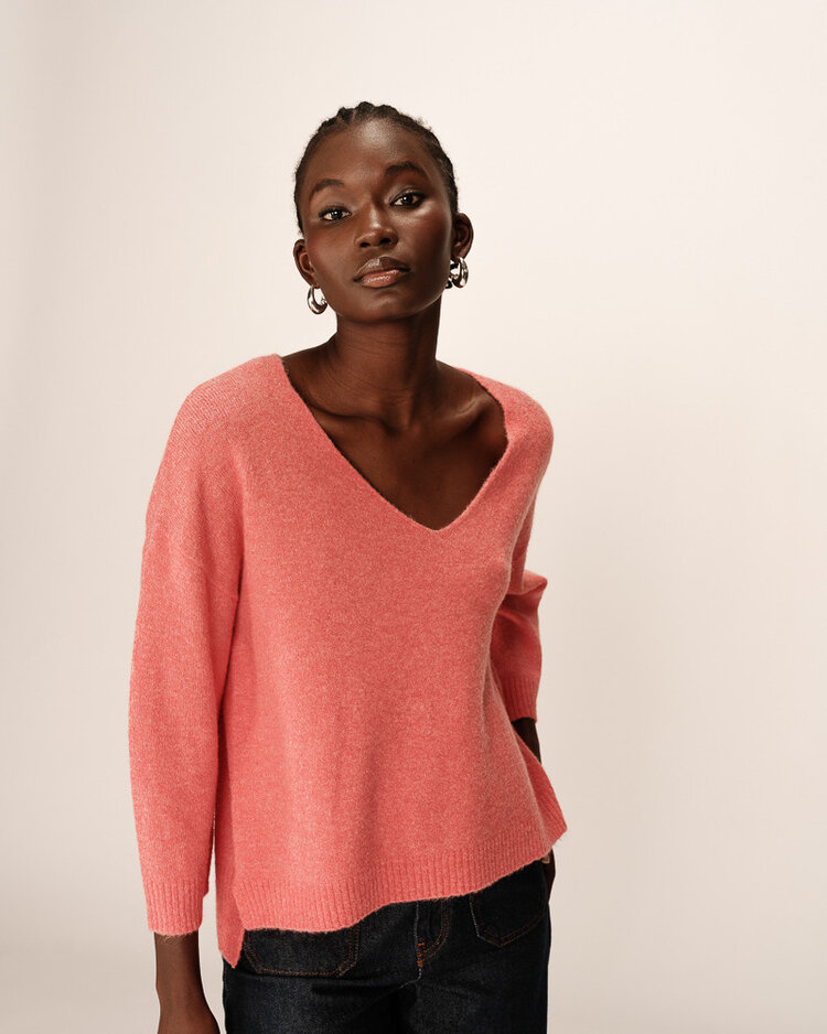 GRACE & MILA TRICOT PALTROW -CORAIL