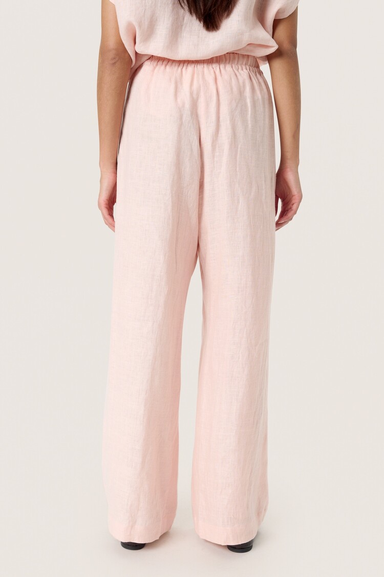 SOAKED IN LUXURY PANTALON CELIAN - PEACH WHIP