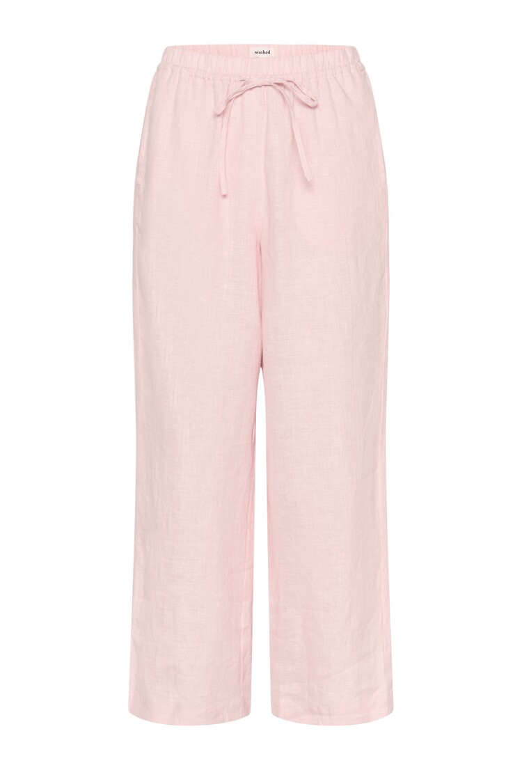 SOAKED IN LUXURY PANTALON CELIAN - PEACH WHIP