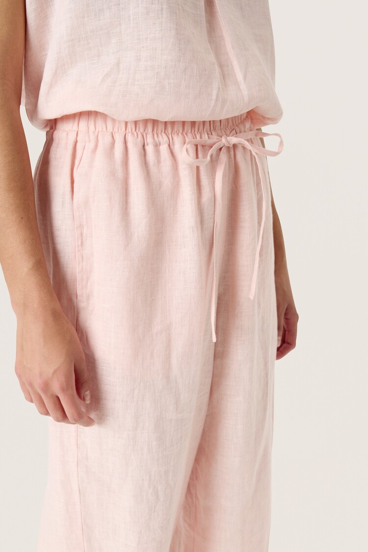 SOAKED IN LUXURY PANTALON CELIAN - PEACH WHIP