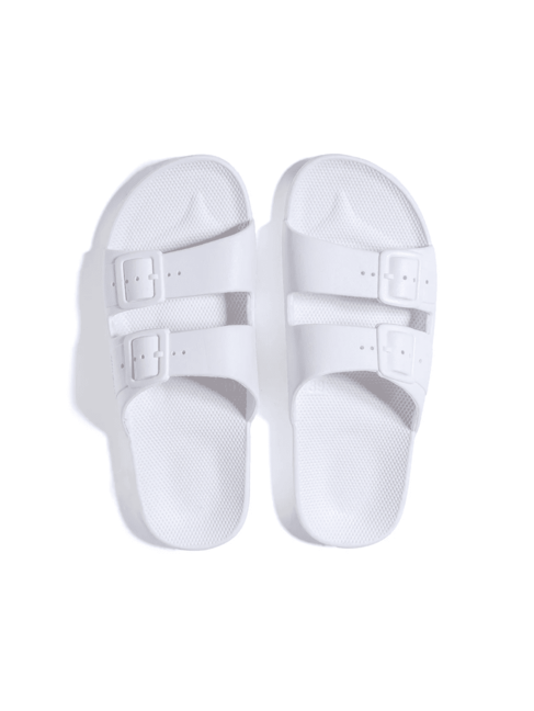 FREEDOM MOSES SANDALES SLIPPER - BLANC