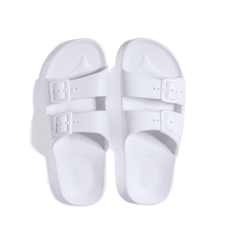 FREEDOM MOSES SANDALES SLIPPER - BLANC