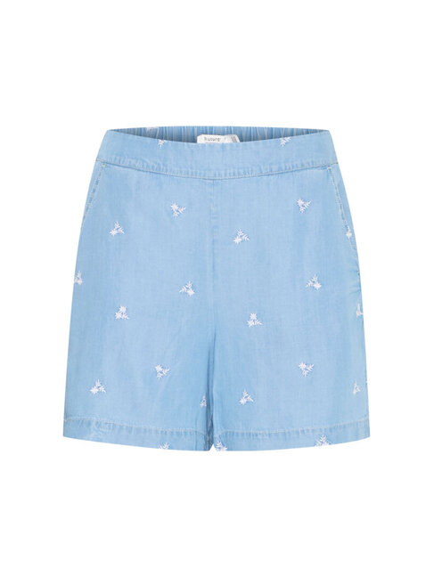 B.YOUNG SHORT KOSMO - LIGHT BLUE DENIM FLOWER