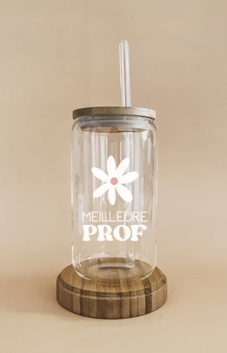 MÕMY VERRE BOHO - MEILLEURE PROF ( FLEUR )