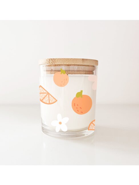 MÕMY BOUGIE 8OZ MANGUE PAPAYE - FLEURS & AGRUMES