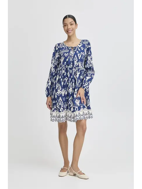 B.YOUNG ROBE JASMINA - MEDIEVAL BLUE MIX