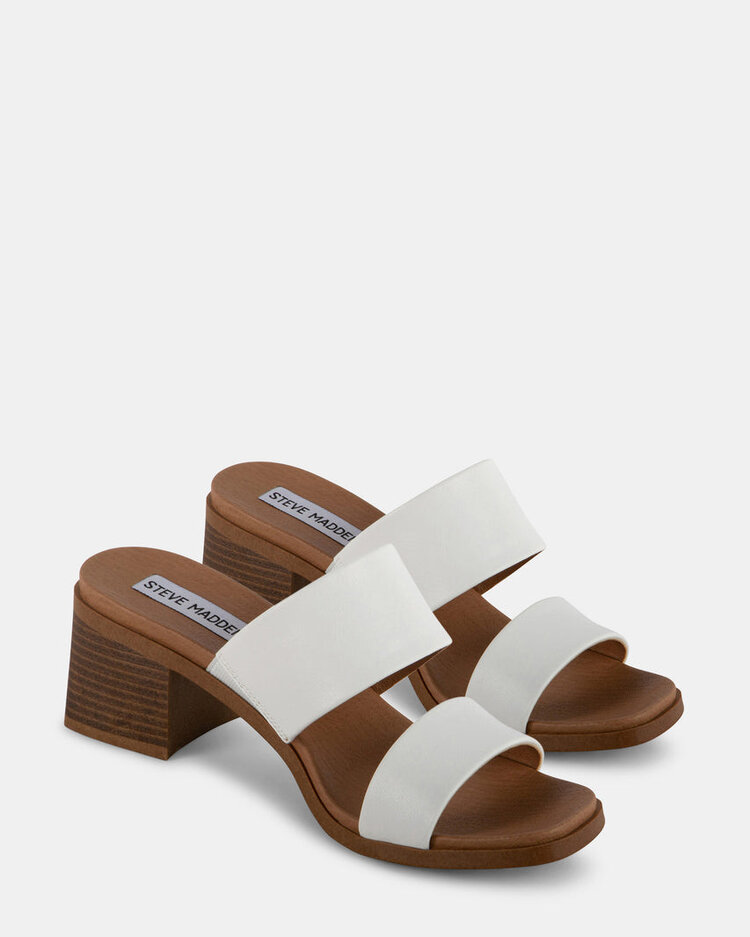 STEVE MADDEN SANDALES PIPPA - WHITE PU