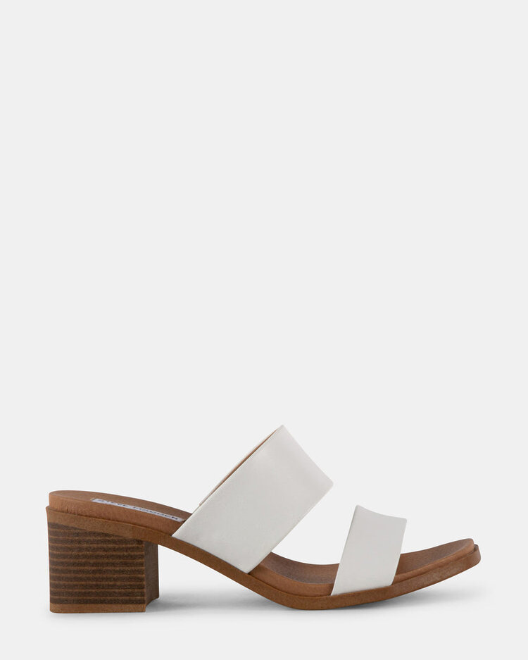 STEVE MADDEN SANDALES PIPPA - WHITE PU