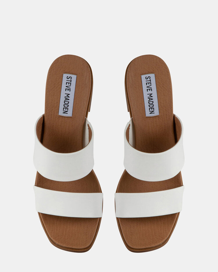 STEVE MADDEN SANDALES PIPPA - WHITE PU