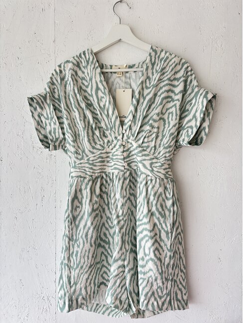 THE KORNER COMBINAISON ANIMAL MIX - TURQUOISE