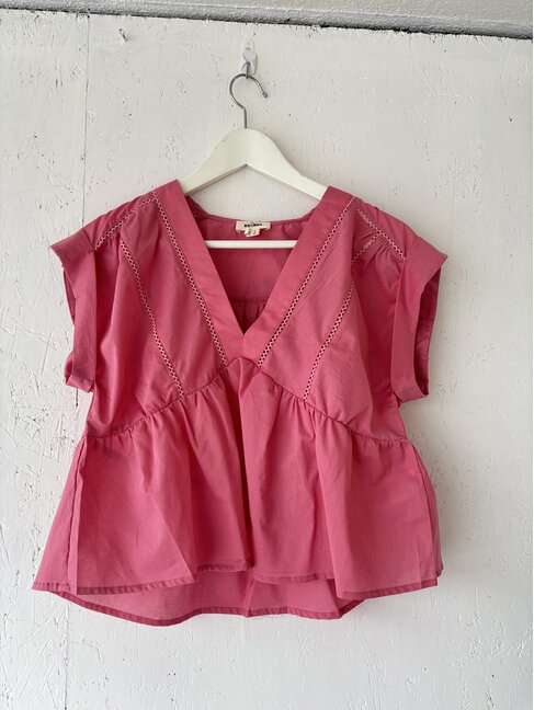 THE KORNER BLOUSE DETAILLÉE - ROSE