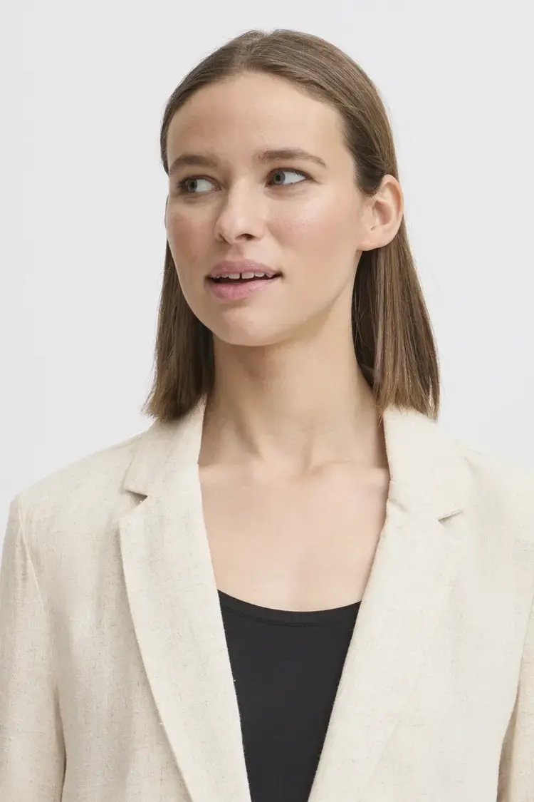 B.YOUNG BLAZER JOHANNA - NATURE LINEN