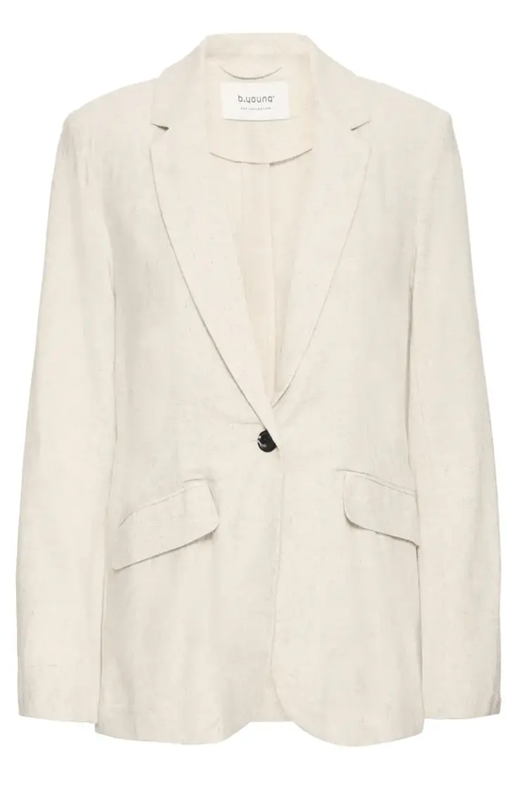 B.YOUNG BLAZER JOHANNA - NATURE LINEN
