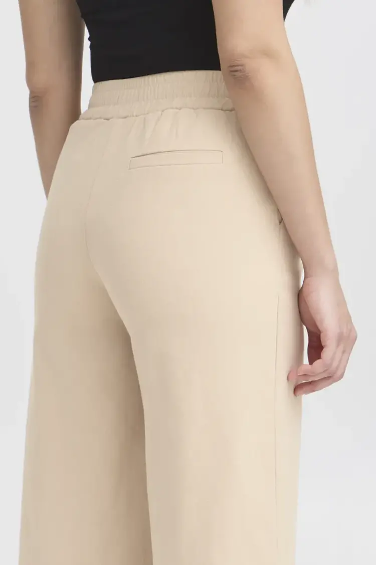 ICHI PANTALON KATE WIDE COURT  - DOESKIN