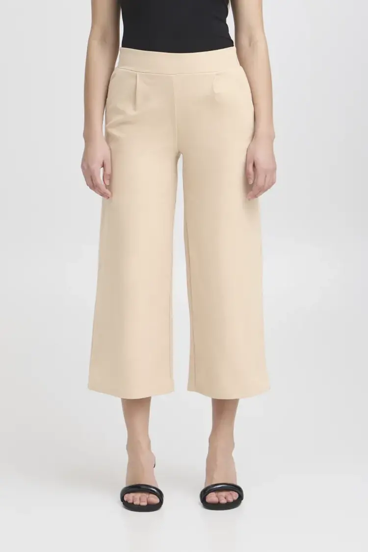 ICHI PANTALON KATE WIDE COURT  - DOESKIN