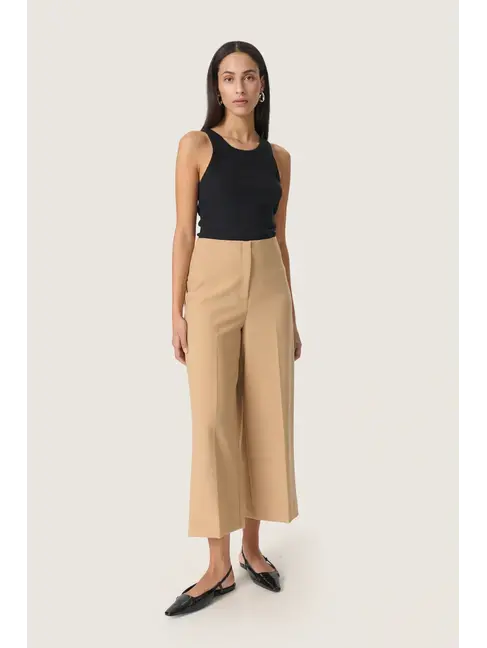 SOAKED IN LUXURY PANTALON CORNINNE - TRAVERTINE