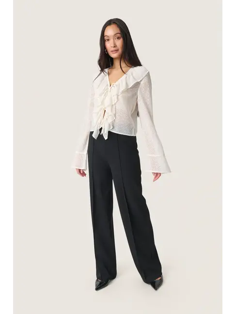 SOAKED IN LUXURY BLOUSE CAMMELIE - BLANC