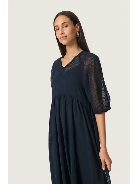 SOAKED IN LUXURY ROBE CAMMELIE - NOIR