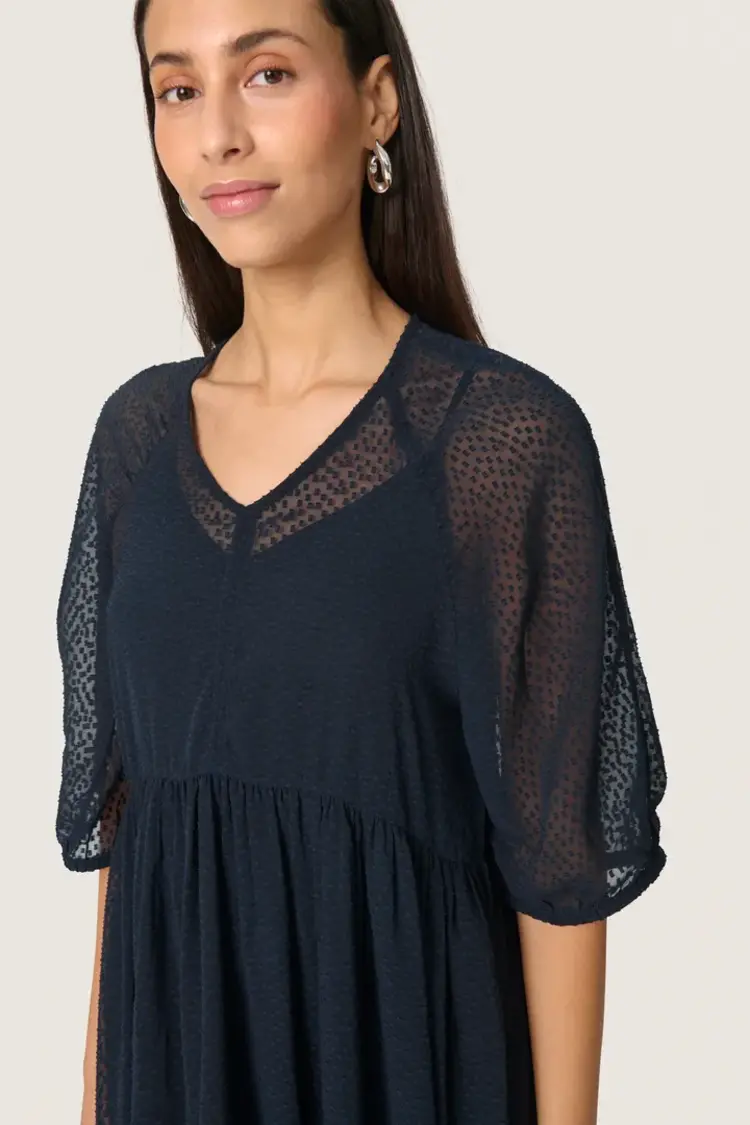 SOAKED IN LUXURY ROBE CAMMELIE - NOIR