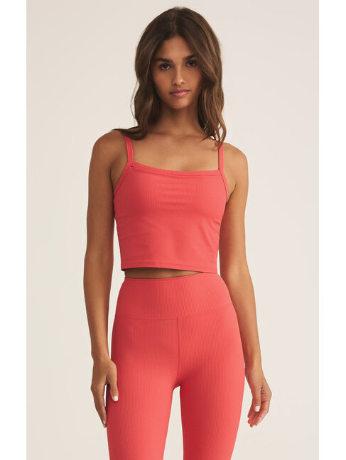 Z SUPPLY CAMISOLE SPORTIVE COTELÉ - CORAIL