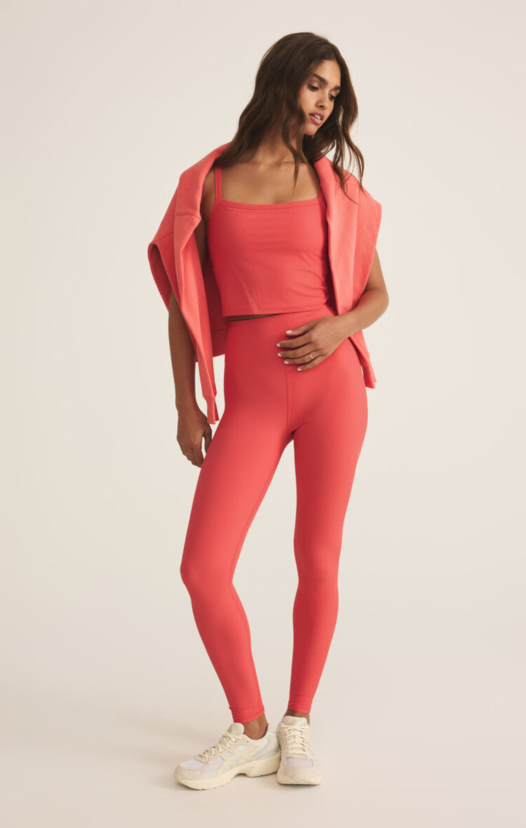 Z SUPPLY CAMISOLE SPORTIVE COTELÉ - CORAIL