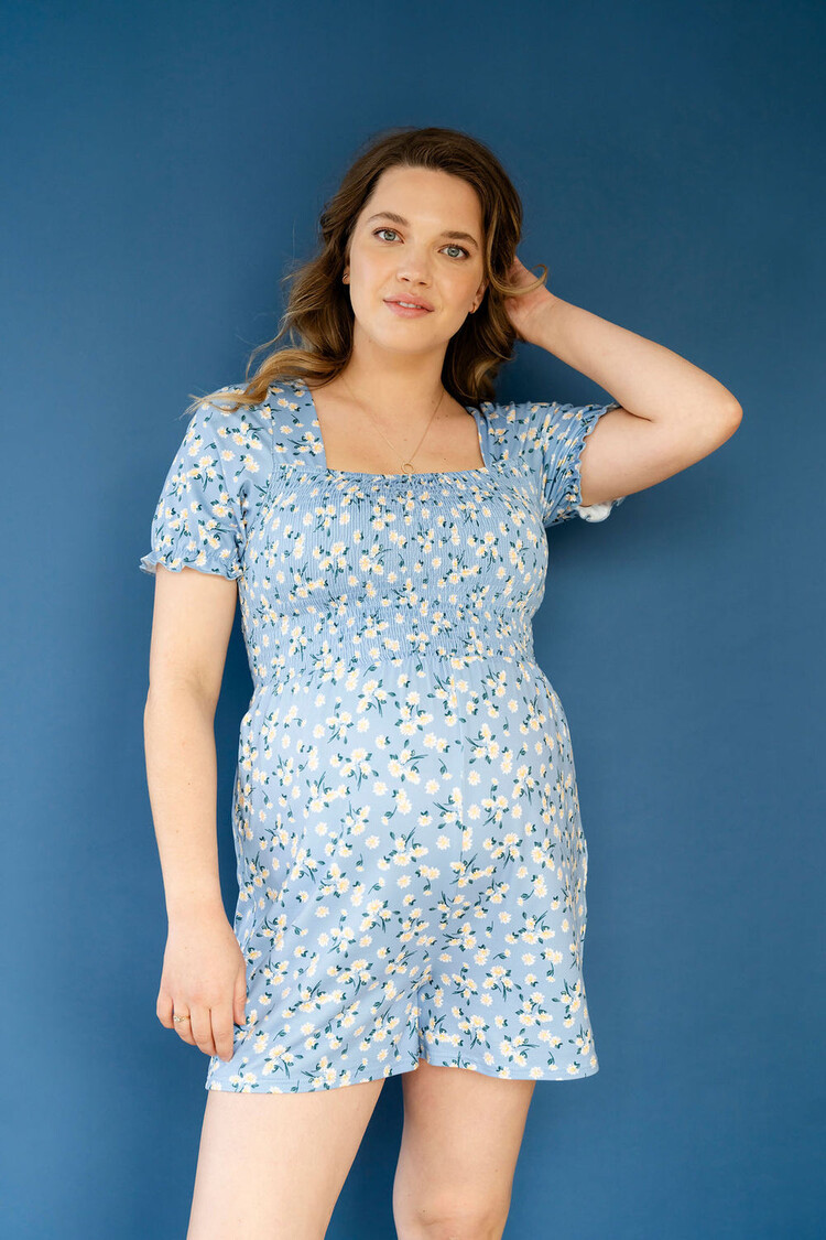 ROSE MATERNITÉ ROMPER - SUNLIGHT BLOOM