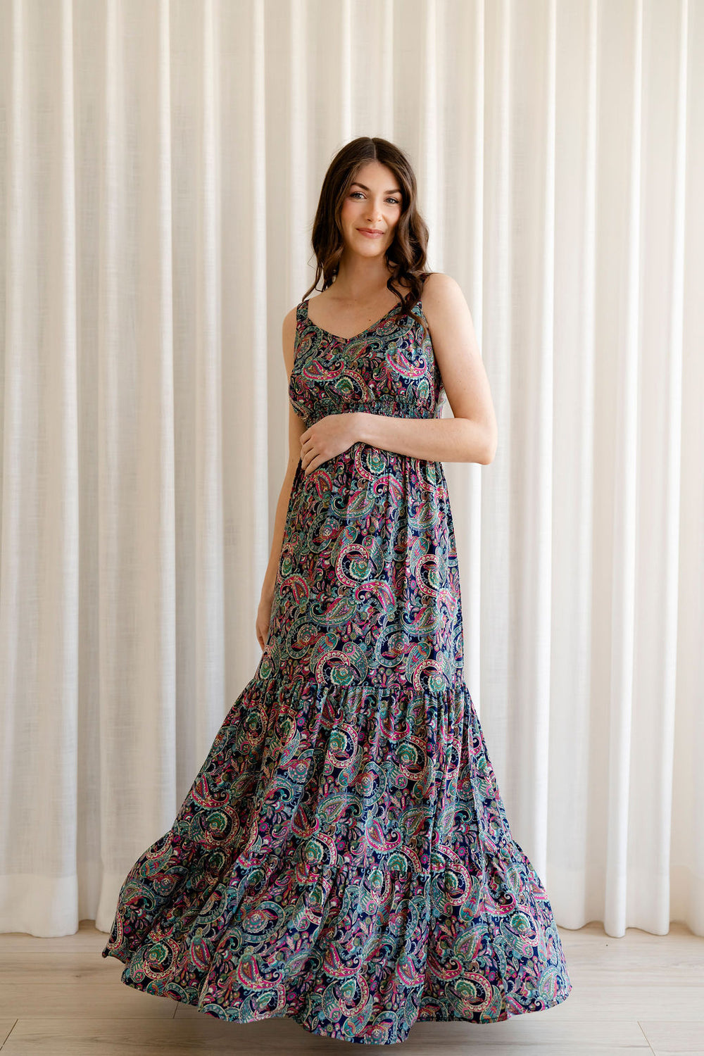 ROBE LONGUE ASTRID CORAUX TROPICAUX Boutique La Penderie