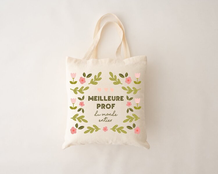 MÕMY SAC RÉUTILISABLE - MEILLEURE PROF DU MONDE ENTIER