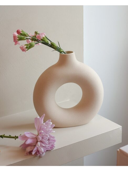 MOI D'ABORD VASE BEIGNE MOUCHETÉ