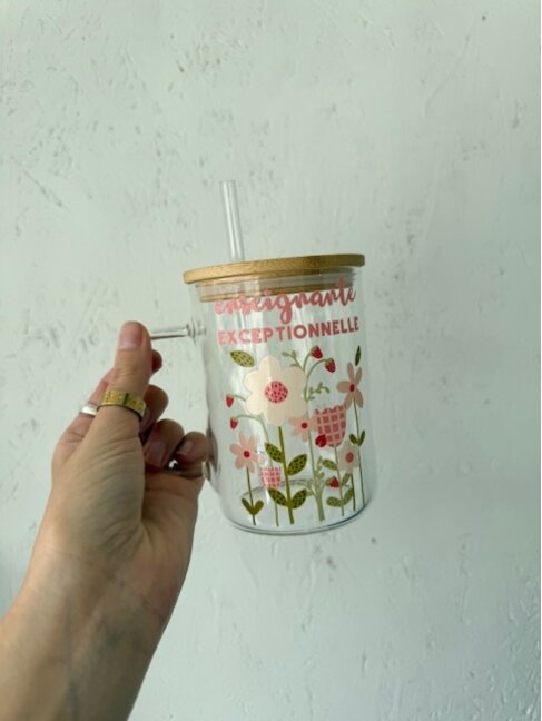 MÕMY TASSE EN VERRE - ENSEIGNANTE EXCEPTIONNELLE
