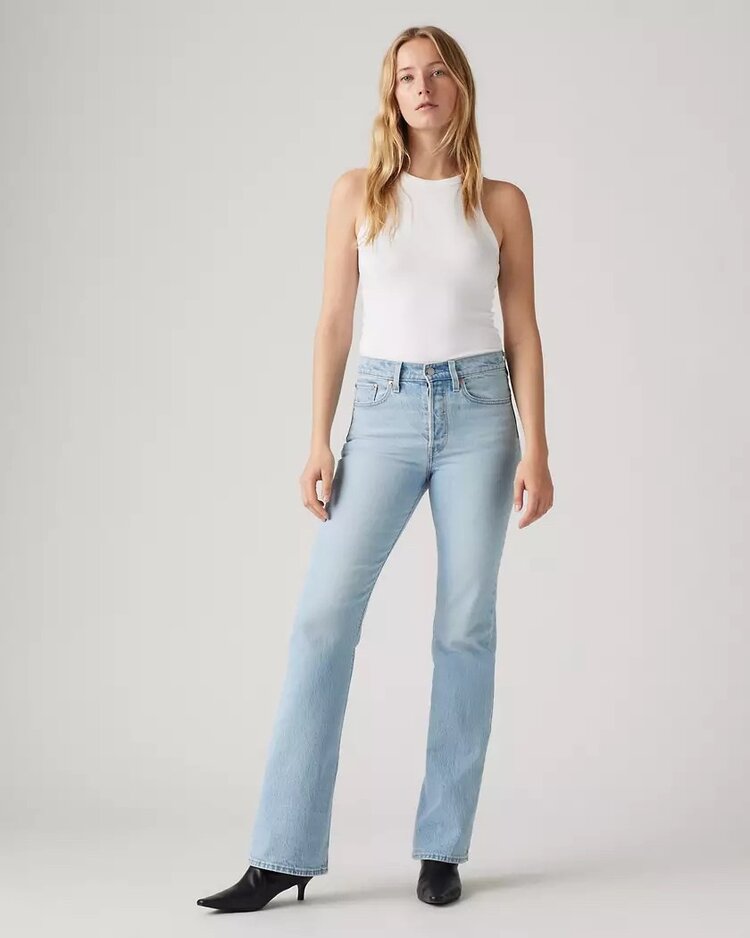 LEVI'S JEANS WEDGIE BOOTCUT - BLASTED STONE CLEAN