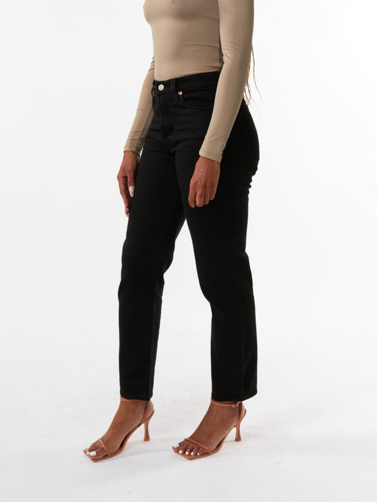 LEVI'S JEANS WEDGIE STRAIGHT - BLACK SPROUT