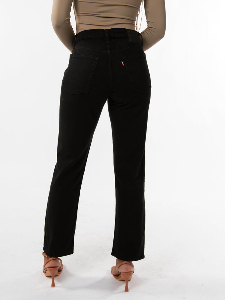 LEVI'S JEANS WEDGIE STRAIGHT - BLACK SPROUT