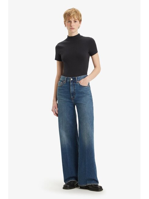 LEVI'S JEANS RIBCAGE WIDE LEG - POLAR PERIMETER