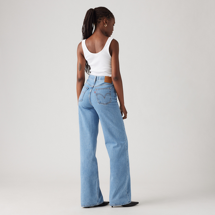 LEVI'S JEANS RIBCAGE WIDE LEG H223 - SPLASH ZONE