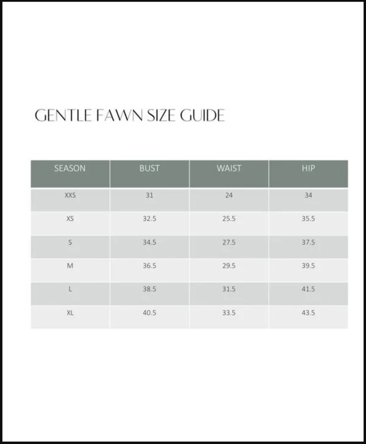 GENTLE FAWN BLOUSE SERAFINA - BOUQUETS