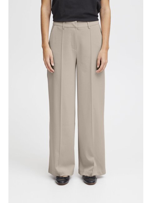 ICHI PANTALON KATE OFFICE WIDE - DOESKIN