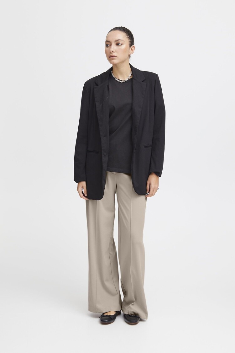 ICHI PANTALON KATE OFFICE WIDE - DOESKIN