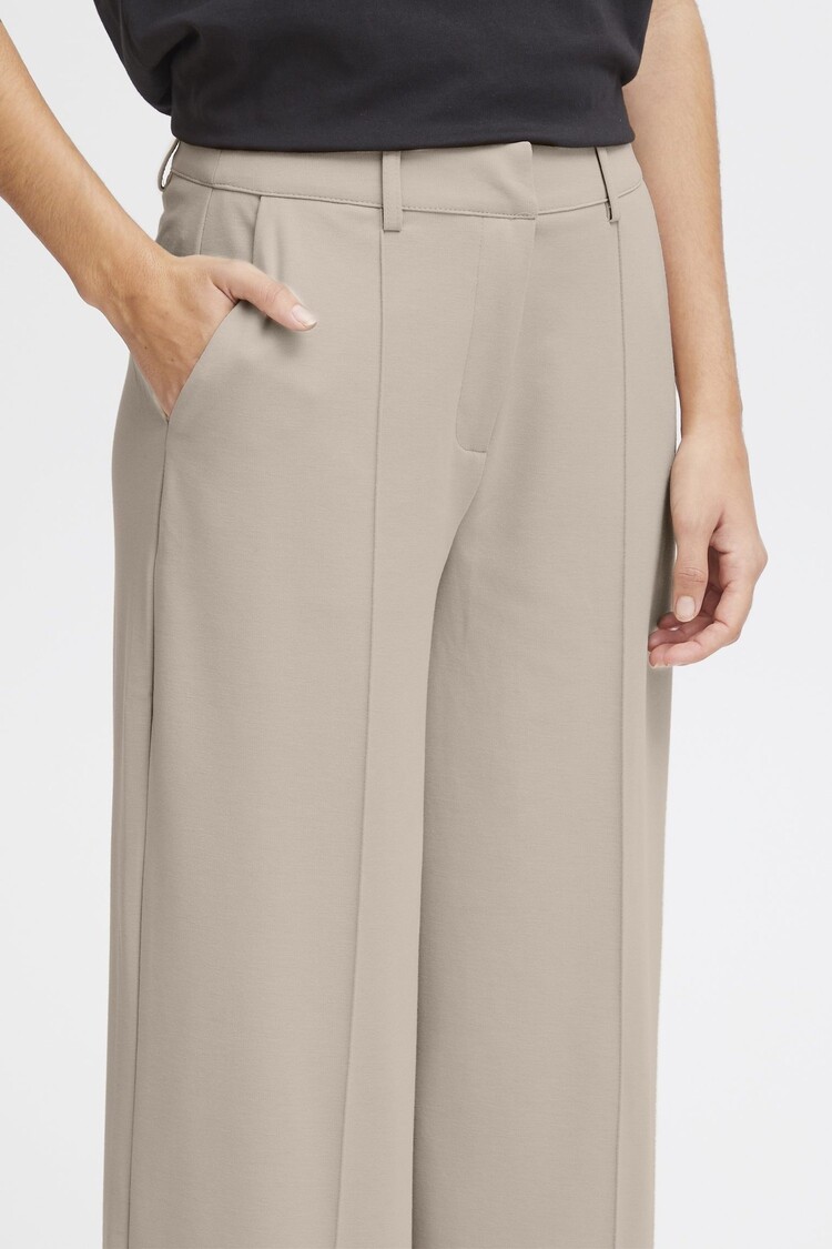 ICHI PANTALON KATE OFFICE WIDE - DOESKIN