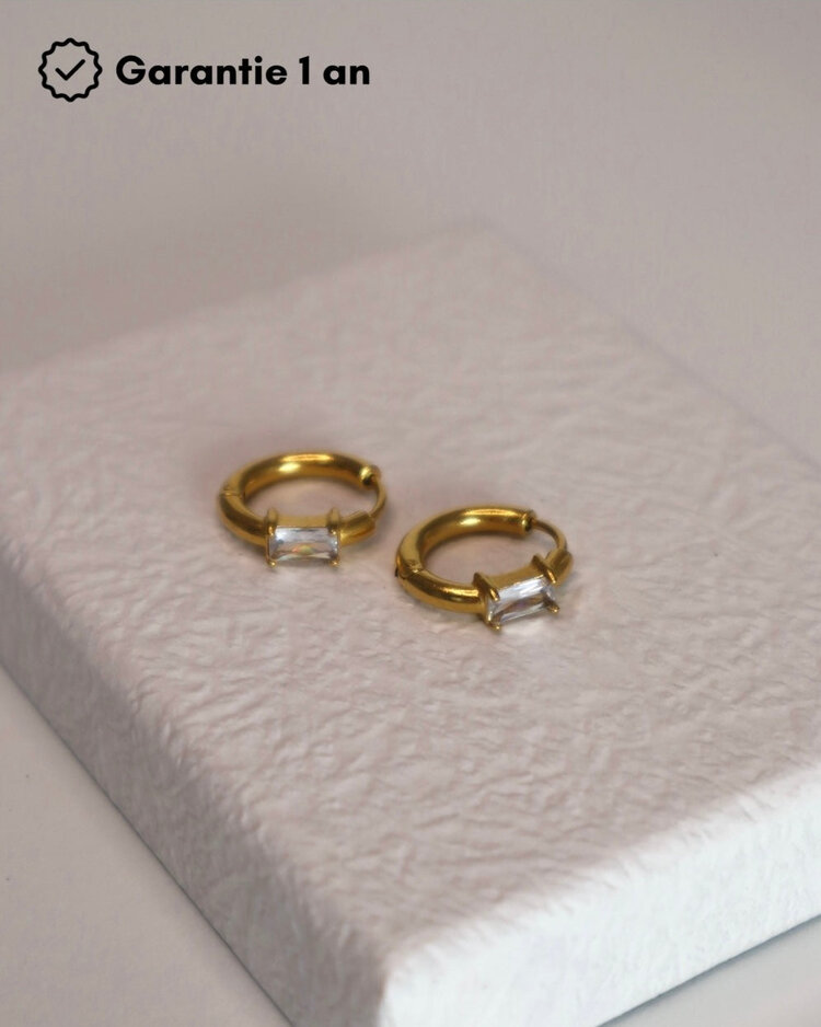 Charlotte Boutique & Bijoux BOUCLES D'OREILLES - LAURIE OR