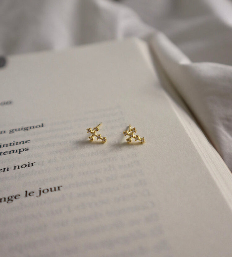 Charlotte Boutique & Bijoux BOUCLES D'OREILLES - LES CROIX OR