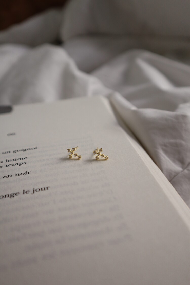 Charlotte Boutique & Bijoux BOUCLES D'OREILLES - LES CROIX OR